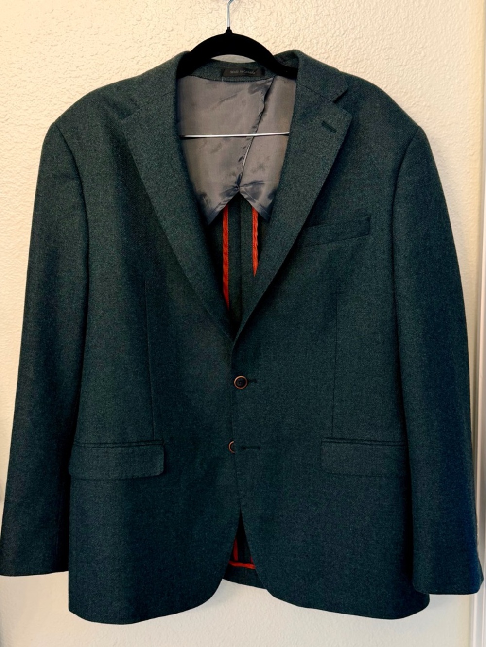 Loro Piana Men’s TailoRed Dark Green Two-Button Wool-Cashmere Blazer